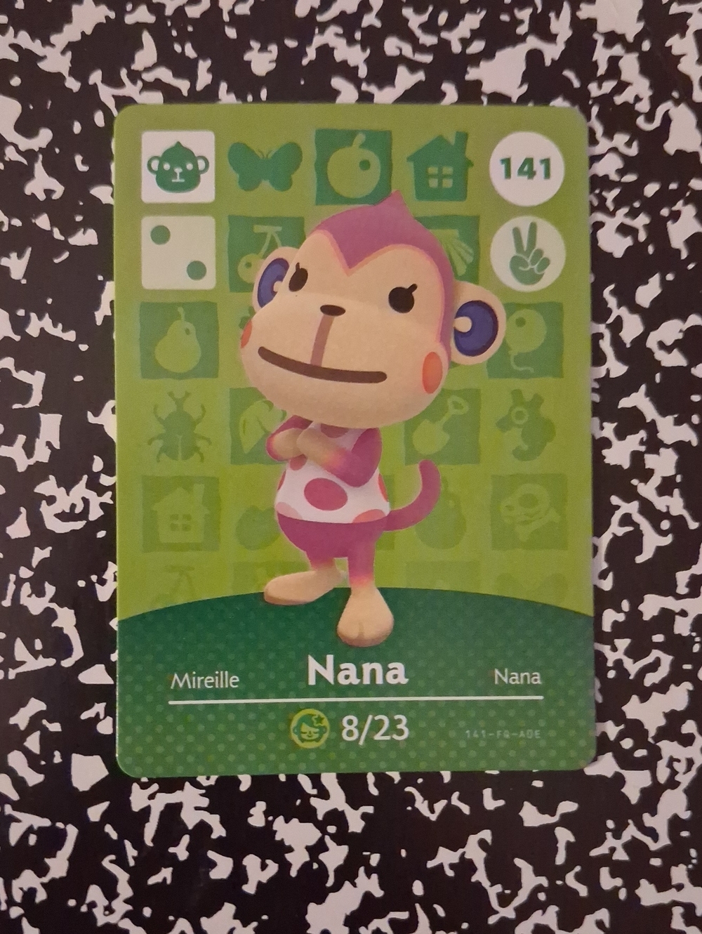 Nana Collector Card - Purple and White Design